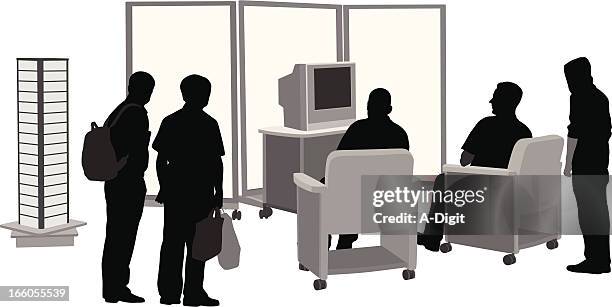 tv - lobby rendering stock illustrations