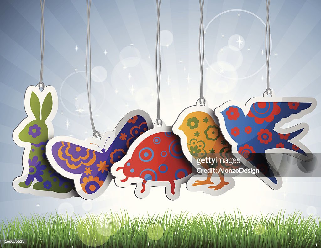 Spring Lable Set Of Spring Labels High-Res Vector Graphic - Getty Images