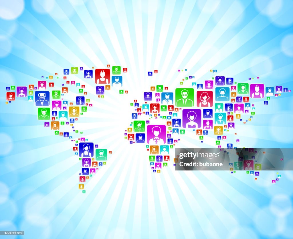Connection Map Friends Friends And Social Connections On Concept Map Background High-Res ...