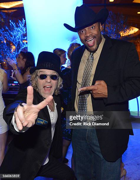 Singers/Songwriters Big Kenny and Cowboy Troy attend the Warner Music Nashville ACM After Party at the MGM Blue Room on April 7, 2013 in Las Vegas,...