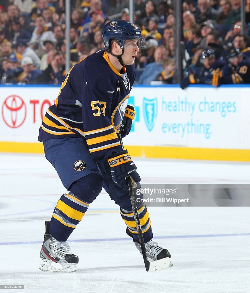 Mark Pyzik Mark Pysyk of the Buffalo Sabres skates against the Boston Bruins on ...