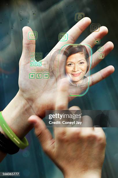 augmented reality - hologram stock pictures, royalty-free photos & images