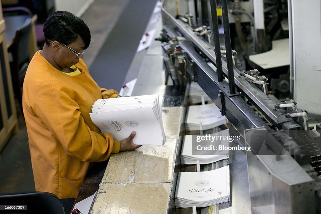 Copies Of President Barack Obama's Budget for Fiscal Year 2014 Printed Ahead of Release