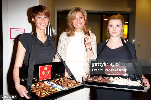 Maren Gilzer attends the Victress Day Gala 2013 at the MOA Hotel on April 8, 2013 in Berlin, Germany.