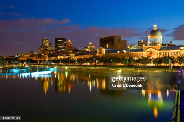 montreal, kanada - vieux montréal stock-fotos und bilder