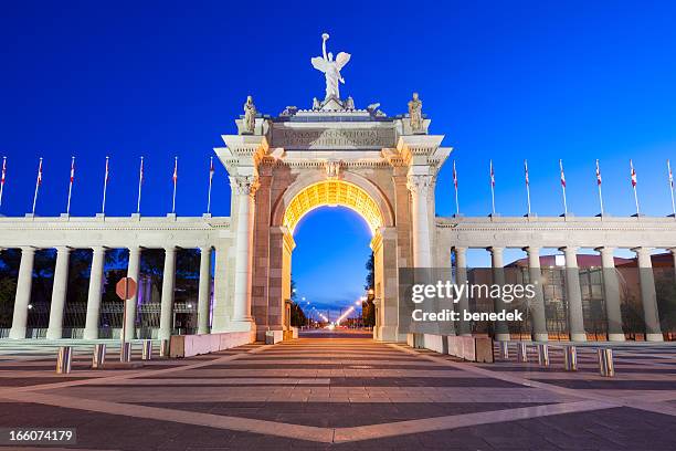 princes gate at exhibition place toronto canada - toronto stock pictures, royalty-free photos & images