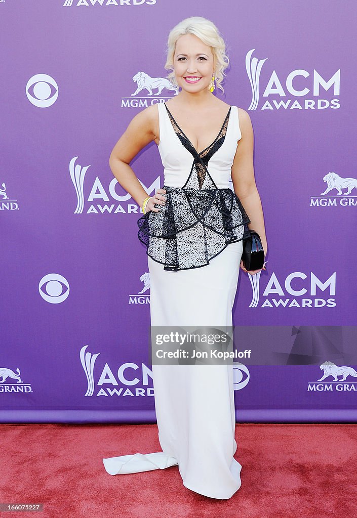 48th Annual Academy Of Country Music Awards - Arrivals