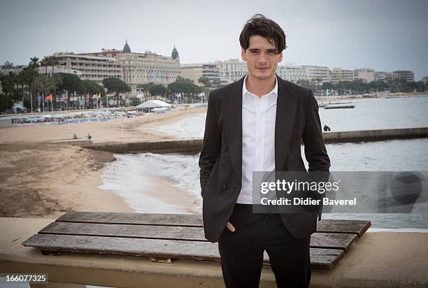 Spanish actor Yon Gonzalez Luna poses during a photocall for the TV series 'Grand Hotel' at MIP TV 2013 on April 8, 2013 in Cannes, France.