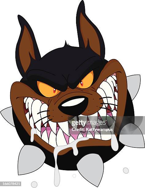 851 Angry Dog High Res Illustrations - Getty Images