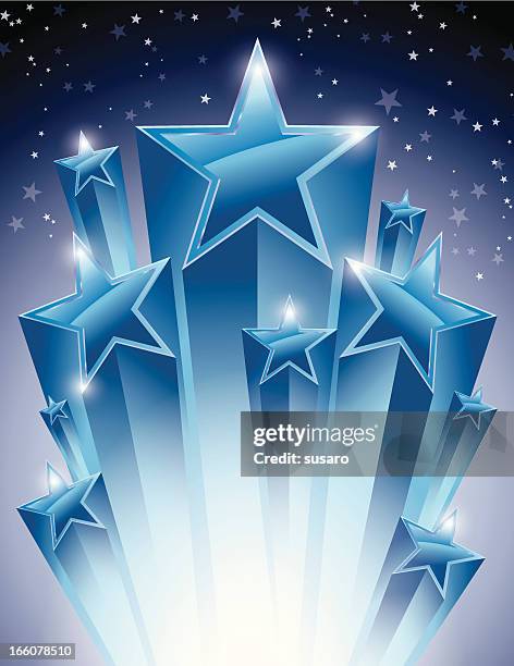 glühend sternen platzen - star background stock-grafiken, -clipart, -cartoons und -symbole