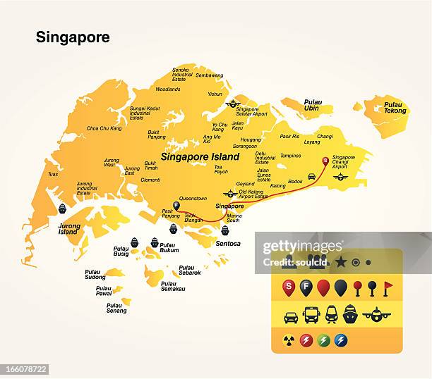 singapore - singapore national flag stock illustrations