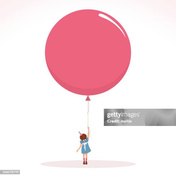 happy birthday vintage party illustration vector - birthday-balloons stock illustrations