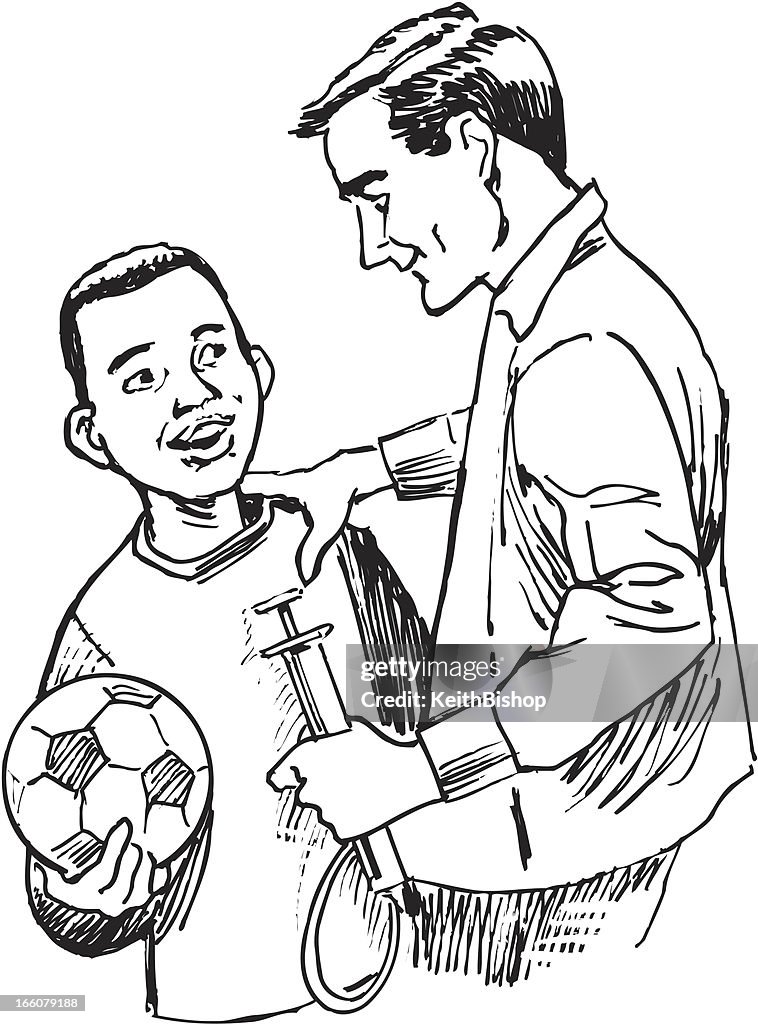 サッカーコーチ選手 ストックイラストレーション Getty Images サッカーコーチ選手 ストックイラストレーション Getty Images