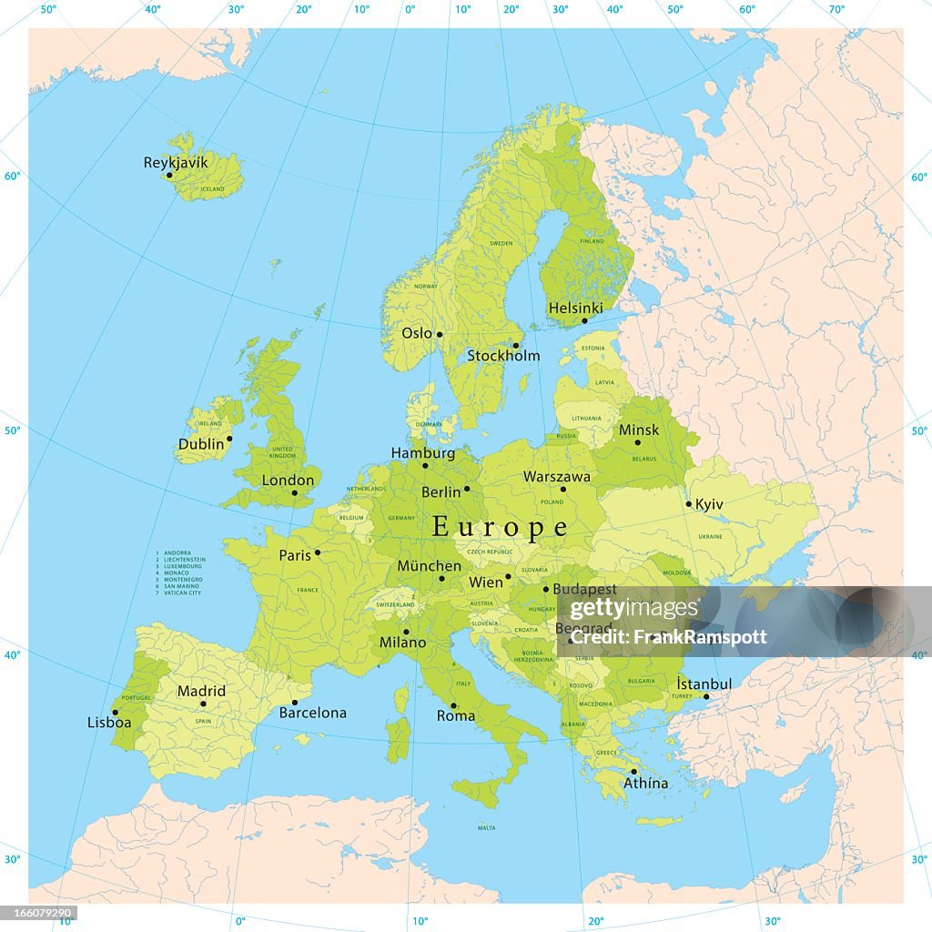 Europe Vector Map