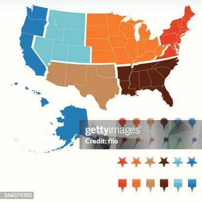 USA Region Map USA Region Map