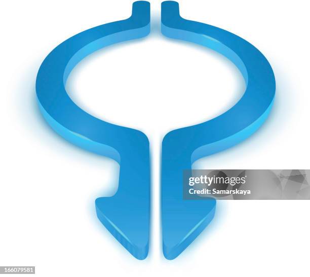 arrow - unique perspective stock illustrations