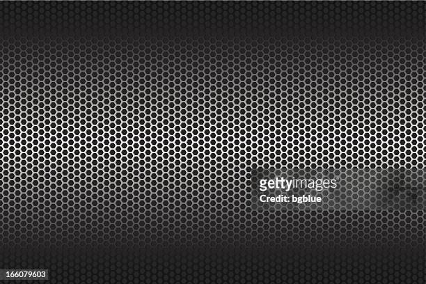 metallic texture on wide background - stainless steel stock illustrations