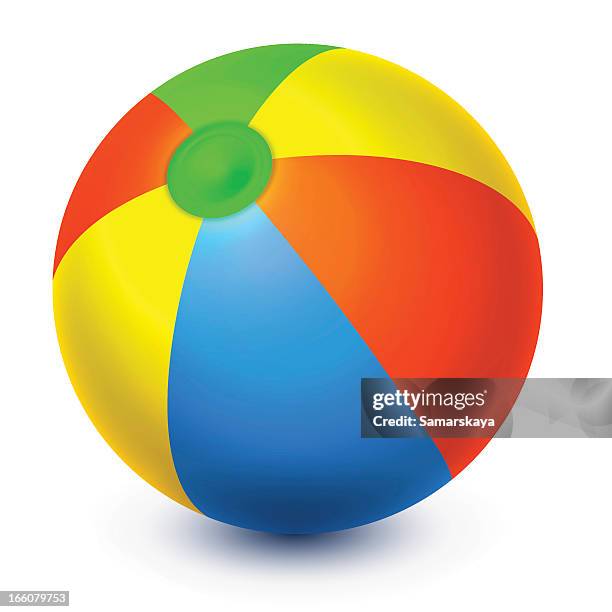 beach ball - sports ball stock illustrations