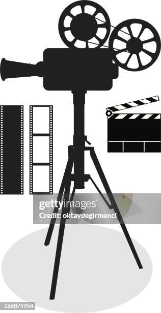 antique camera - old camera white background stock illustrations