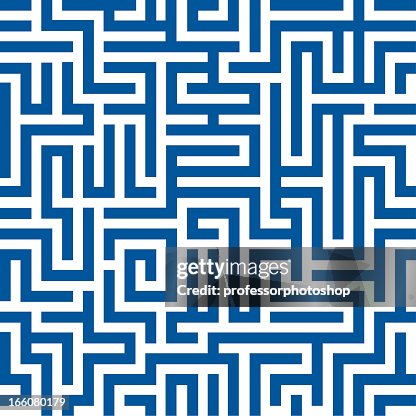 Seamless Maze Pattern Seamless Maze Pattern