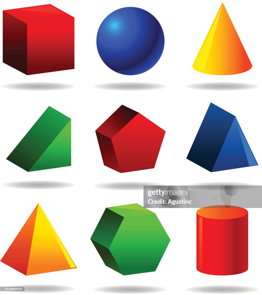 Geometric Objetcs Set High-Res Vector Graphic - Getty Images