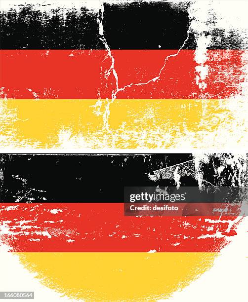 ドイツグランジフラグ - ドイツ国旗点のイラスト素材／クリップアート素材／マンガ素材／アイコン素材