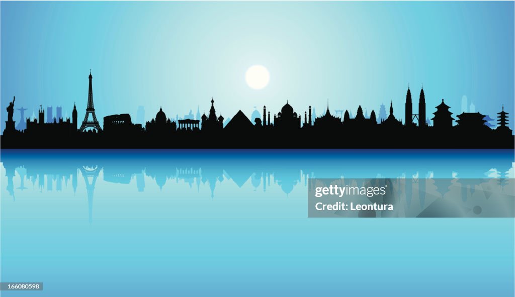 World Monuments (Buildings Are Detailed, Moveable and Complete)