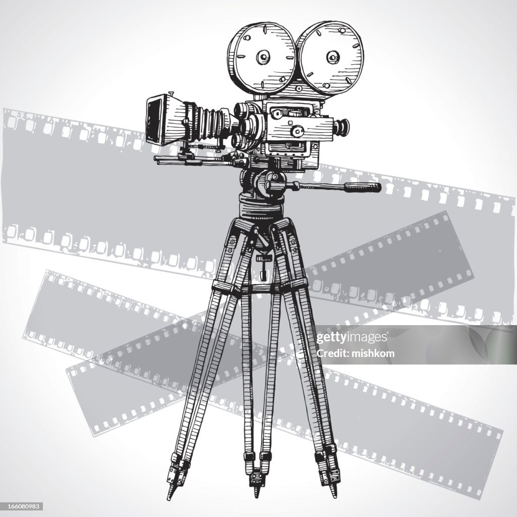 Sketched Movie Camera