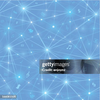 Seamless technology network background Seamless technology network background