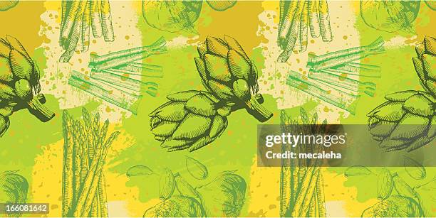 vegetable grunge design - vegan background stock illustrations