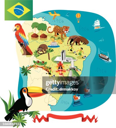 Dibujo Mapa de Brasil Dibujo Mapa de Brasil