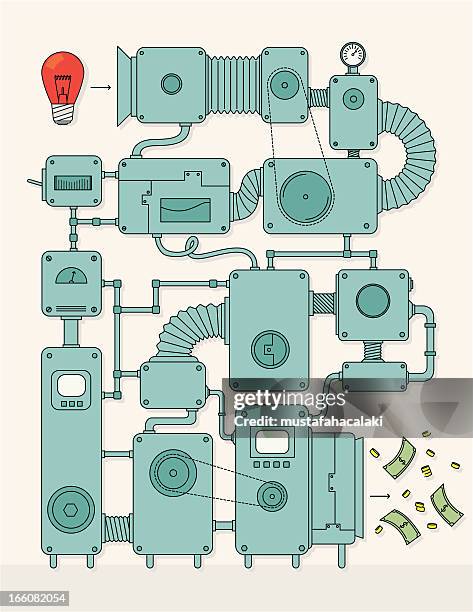 ilustraciones, imágenes clip art, dibujos animados e iconos de stock de idea de dinero convertidor - insertar