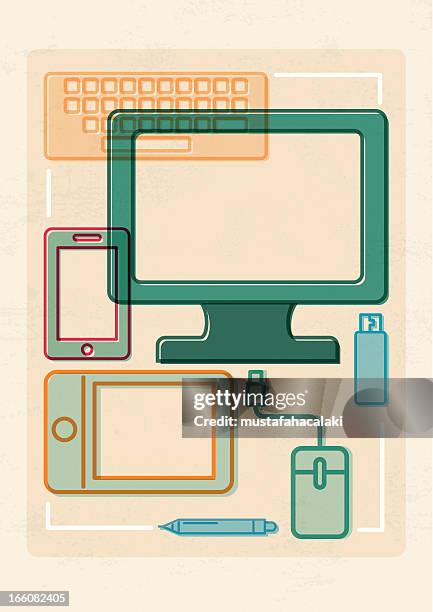 1960 Computer Drawing 89 1960s Computer High Res Illustrations - Getty Images