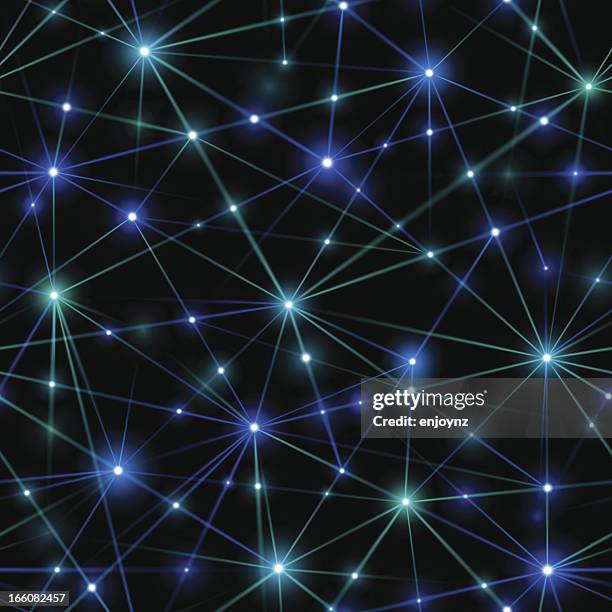 seamless glowing network background - file share stock illustrations