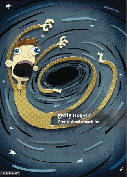 black hole - suck stock illustrations