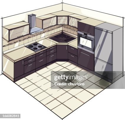 Modern kitchen suite Modern kitchen suite