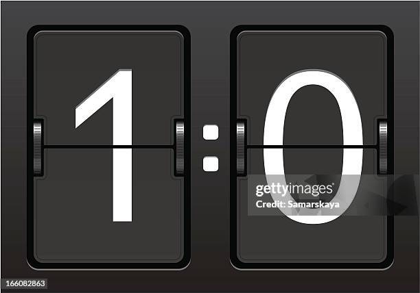 scoreboard - airport billboard stock illustrations