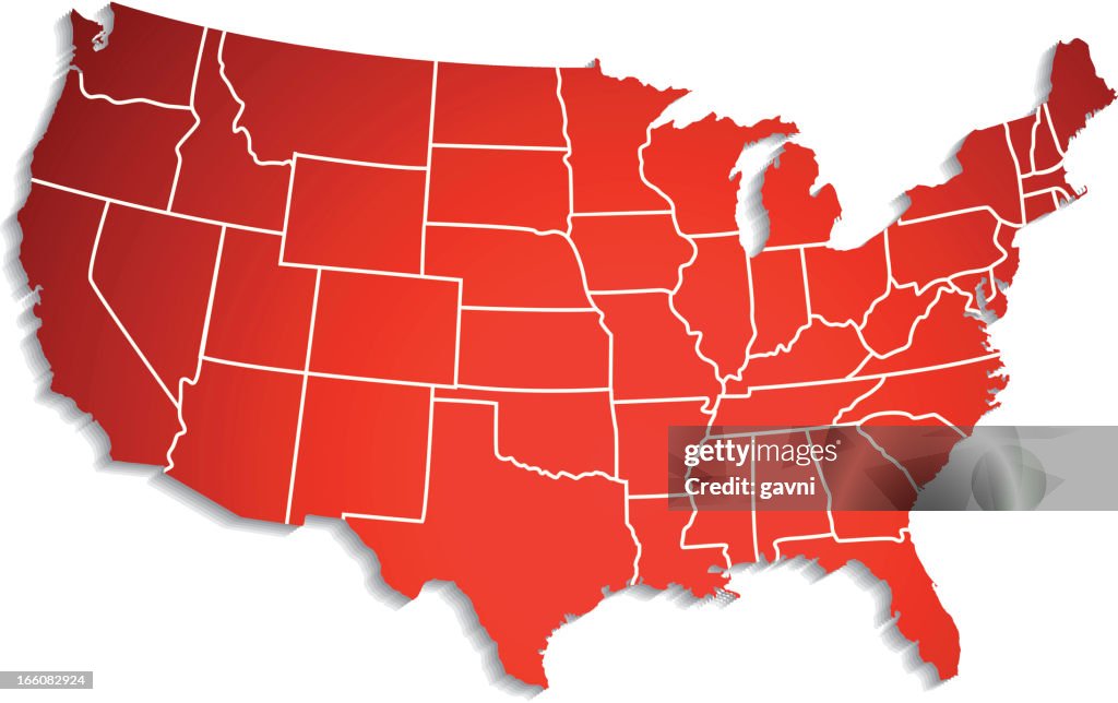 USA map