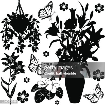 Houseplants design elements Houseplants design elements