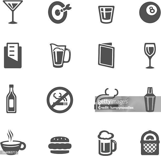 stockillustraties, clipart, cartoons en iconen met bar icons - biertap