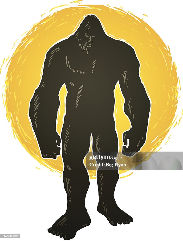 Standing bigfoot