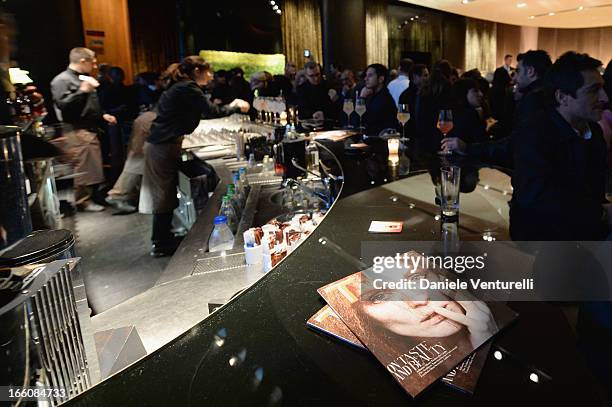 General view of atmosphere during the "T: The New York Times Style Magazine" garden party at the Bulgari Hotel on April 8, 2013 in Milan, Italy.