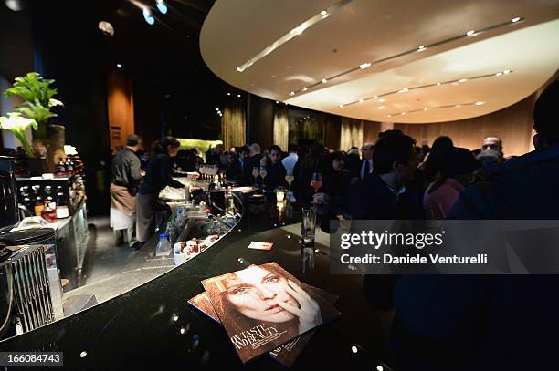 General view of atmosphere during the "T: The New York Times Style Magazine" garden party at the Bulgari Hotel on April 8, 2013 in Milan, Italy.