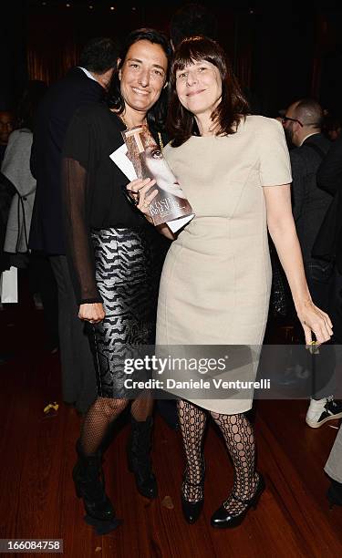 Guests attends the "T: The New York Times Style Magazine" garden party at the Bulgari Hotel on April 8, 2013 in Milan, Italy.