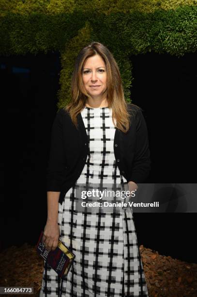 Deborah Needleman attend the "T: The New York Times Style Magazine" garden party at the Bulgari Hotel on April 8, 2013 in Milan, Italy.