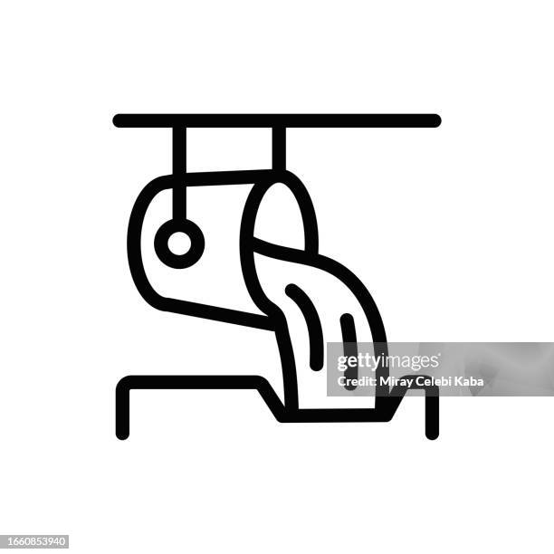 metallurgical line icon - steelmaking stock illustrations