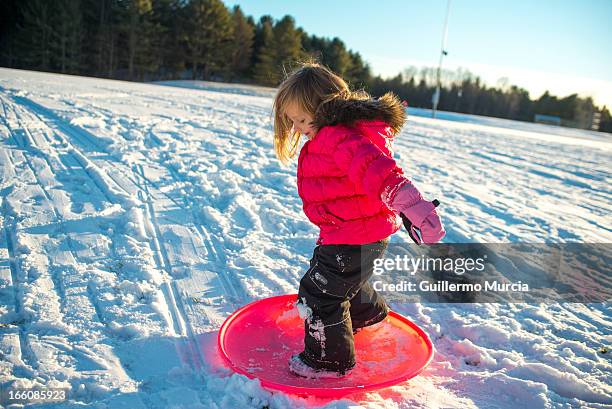 winter sledder - montpelier vermont stock pictures, royalty-free photos & images