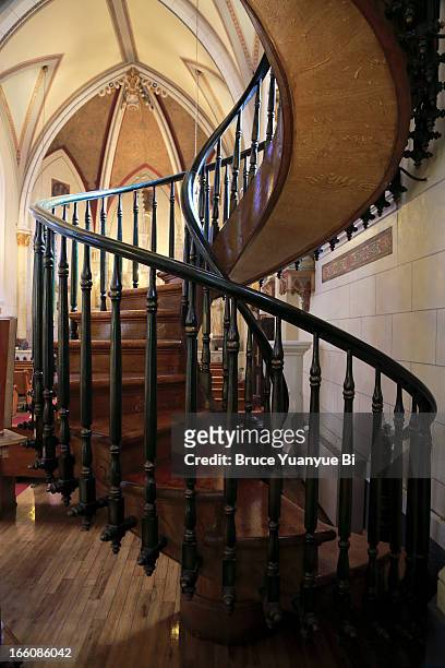 loretto chapel - loretto chapel stock pictures, royalty-free photos & images