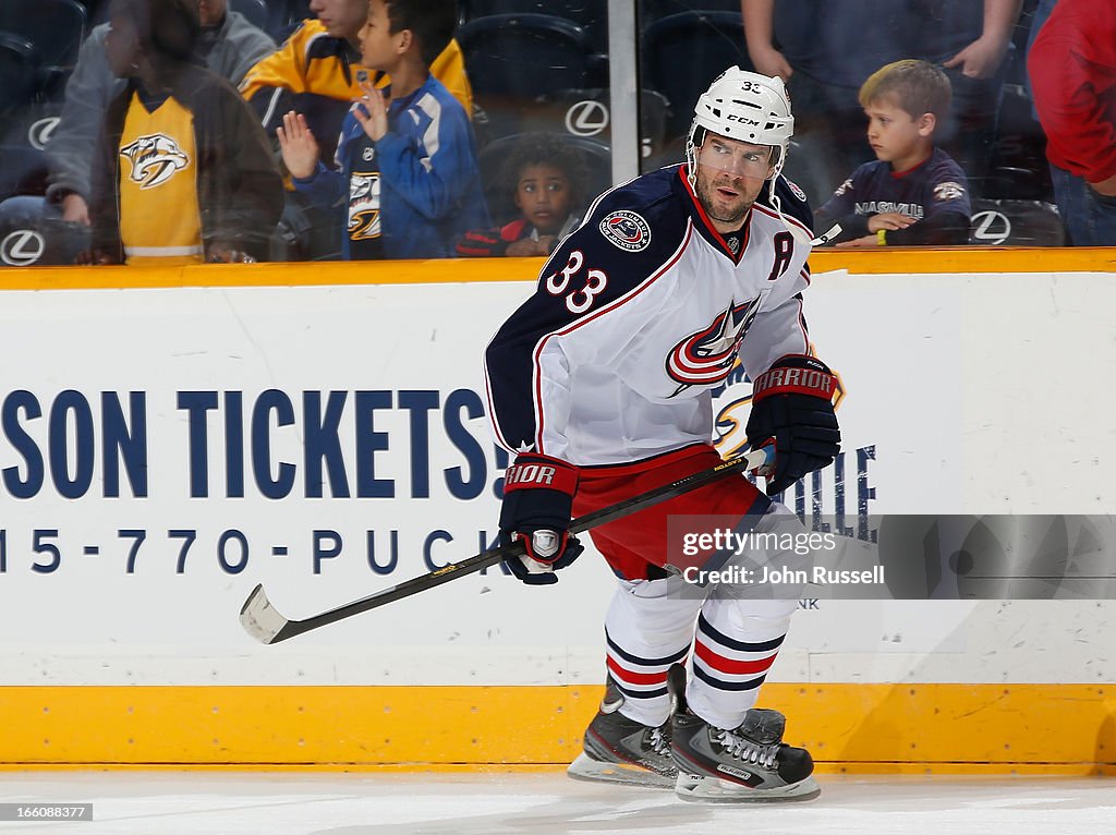 Columbus Blue Jackets v Nashville Predators