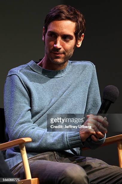 Filmmaker Malik Bendjelloul attends Meet The Filmmaker at the Apple Store Soho on April 8, 2013 in New York City.